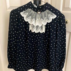 Vintage Polka Dot blouse